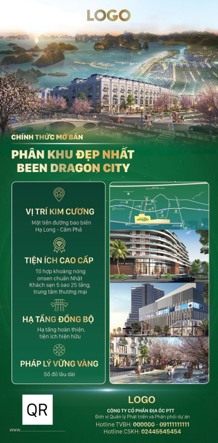 Real estate social media design template, poster bất động sản